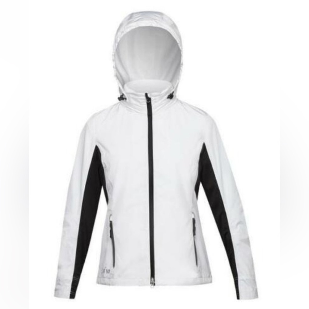 Women's Alpine White and Black Ski Jacket